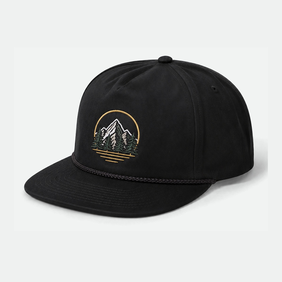 Mountain Scenic Flat Brim Rope Hat – OD-MP16
